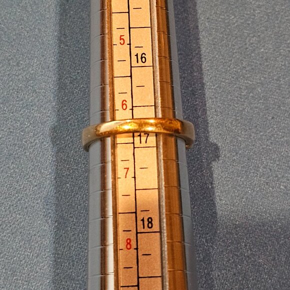 14K Yellow Gold and Citrine Ring, size 6.25 - Picture 7 of 10